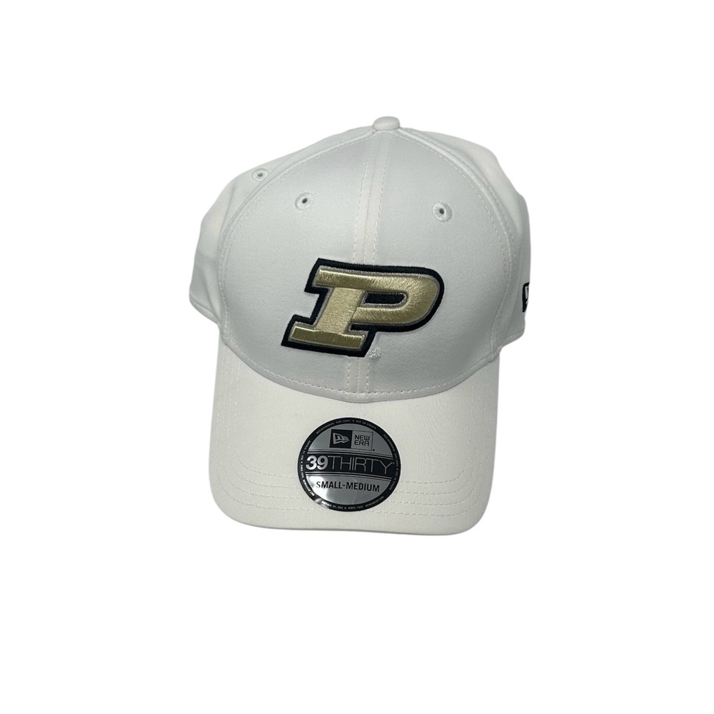 Purdue Boilermakers New Era Logo Flex Fit Hat Cap Size Small/Medium